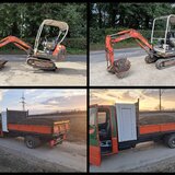 Servicii miniexcavator si transport basculabil Agregate balastiera